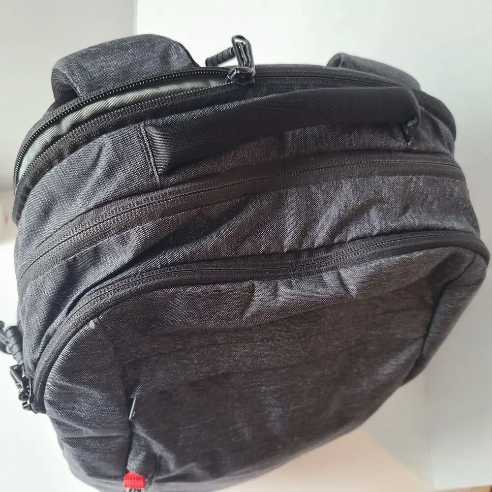 Timbuk2 OS One Love Gray Laptop Backpack Travel Work School Carry-On EUC